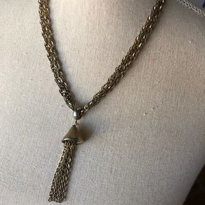 Vintage Kramer tassel necklace